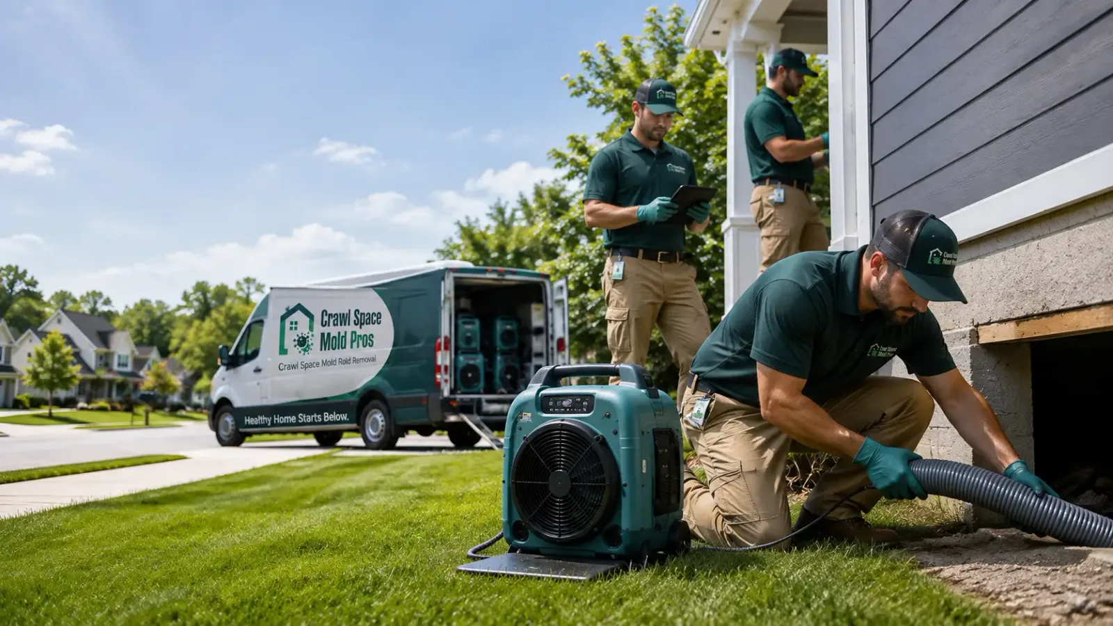 Crawl Space Mold Removal in Dellroy, OH